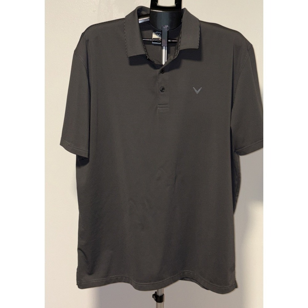 Men's Callaway Golf Opti-Dri Polo Shirt Grey size XL